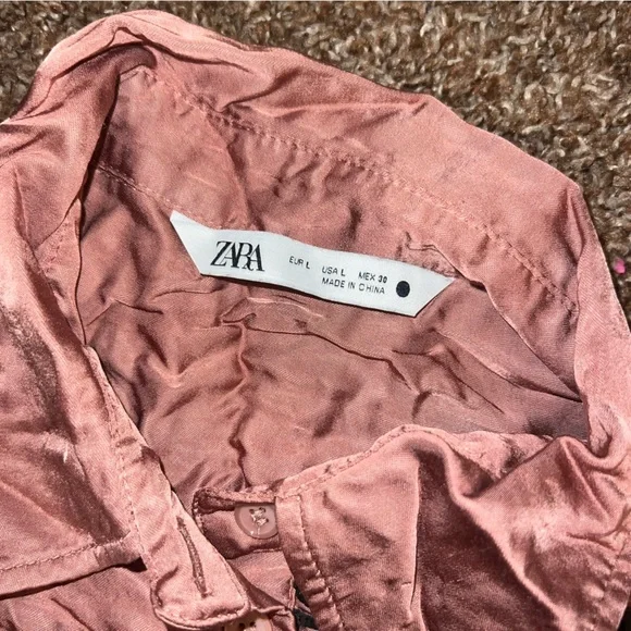 Zara Embroidered Sequin Blouse - Picture 4 of 6